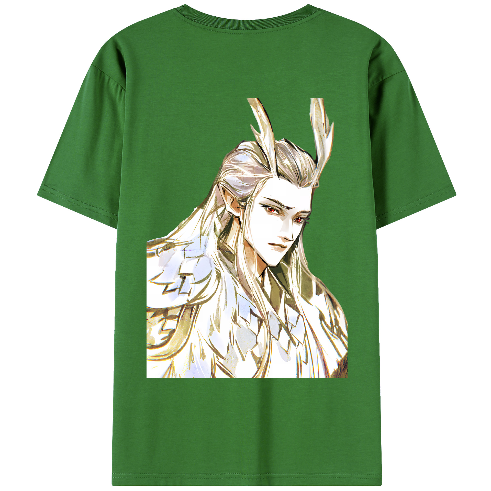 （画像用） Ne Zha 2 ナタ 魔童の大暴れ レディース半袖Tシャツ(バックプリント)